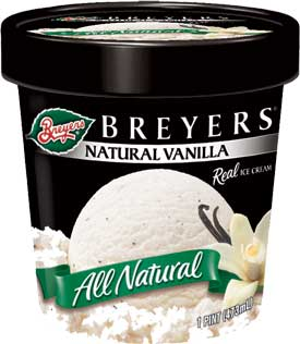Breyers All Natural Ice Cream